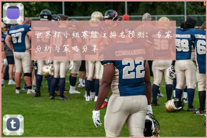 世界杯小组赛赌注排名预测:专家分析与策略分享